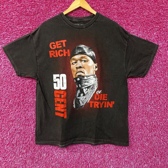 50 Cent Get Rich or Die Tryin T-Shirt Large - Picture 1 of 4